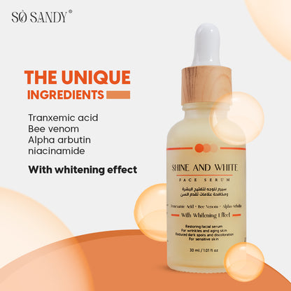 Shine & White Face Serum 30Ml