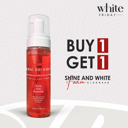 Shine and White Foam Cleanser 200 ml