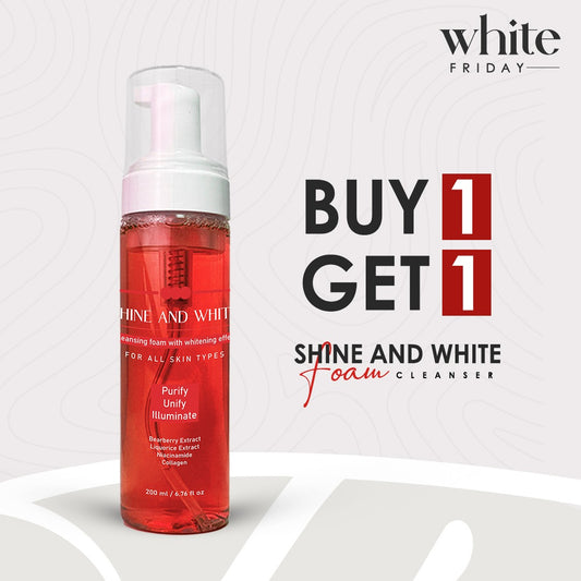 Shine and White Foam Cleanser 200 ml